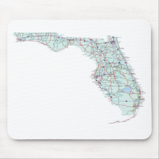Zwischenstaatliche Karte Mousepad Floridas