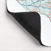 Zwischenstaatliche Karte Mousepad Texas (Ecke)