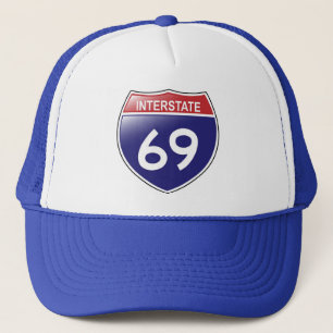 Zwischenstaatlicher Hut 69 Truckerkappe