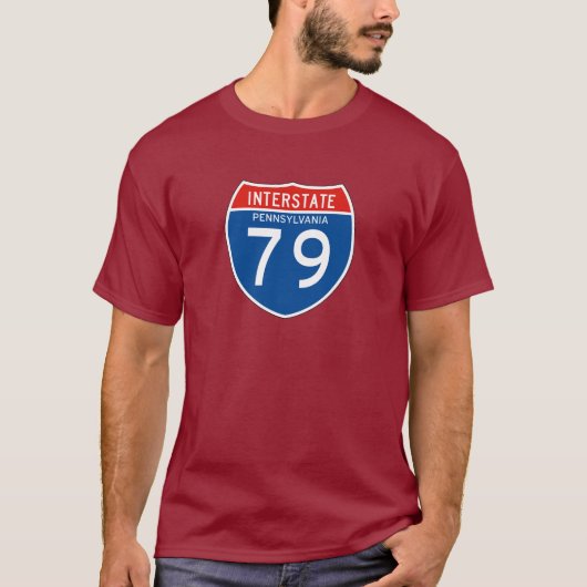 Zwischenstaatliches Zeichen 79 - Pennsylvania T-Shirt (Vorderseite)