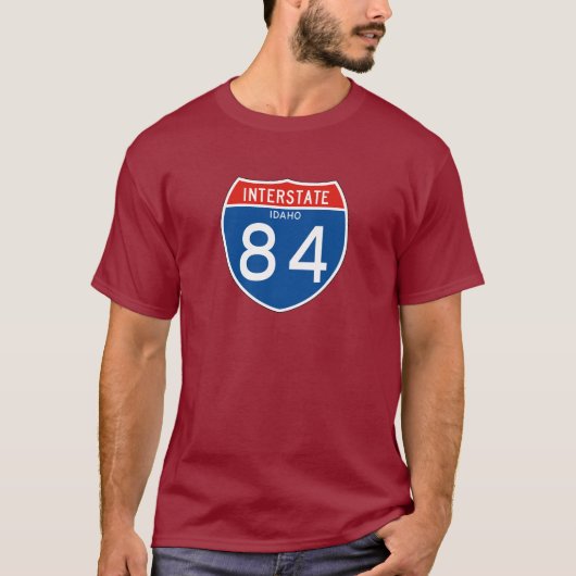 Zwischenstaatliches Zeichen 84 - Idaho T-Shirt (Vorderseite)