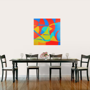 Zwischenüberschrift II - überzogene Canvas Art Pri Leinwanddruck