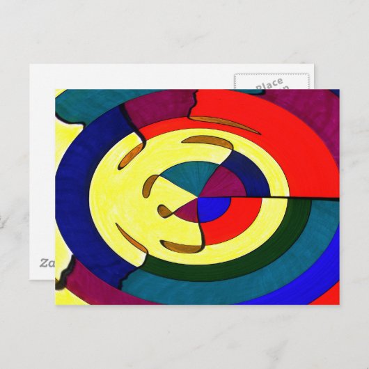 Zwischenüberschrift Postkarte (Vorne/Hinten)