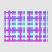 Zwischenverriegelung Streifen Weißrosa hellblau Seidenpapier (Vorderseite)