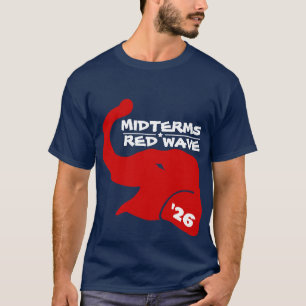 ZWISCHENWAHLEN 2026 ROTE WELLE T-Shirt