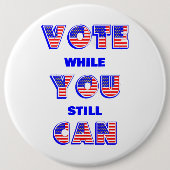 Zwischenwahlen 2026 Wählen Button (Vorderseite)