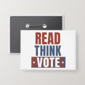 Zwischenwahlen in den USA Button (Vorderseite/Rückseite)