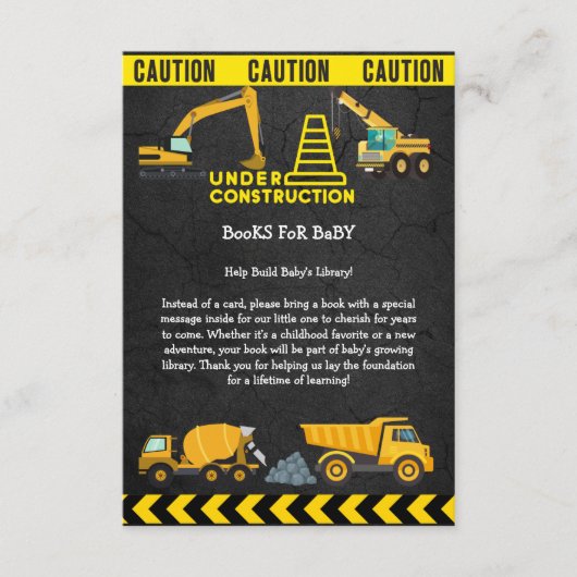 Zwischenwand im Bau Kinderdusche Begleitkarte (Vorderseite)