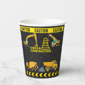 Zwischenwand im Bau Kinderdusche Pappbecher (Vorderseite)