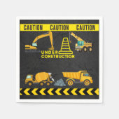 Zwischenwand im Bau Kinderdusche Serviette (Vorderseite)