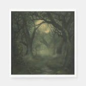 Zwisted Forest Halloween Serviette (Vorderseite)