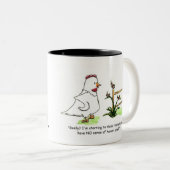 Zwitschernde Grillen Zweifarbige Tasse (VorderseiteRechts)