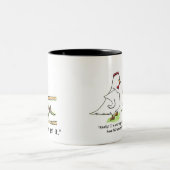 Zwitschernde Grillen Zweifarbige Tasse (Mittel)