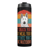 zwitserse witte herdershond thermosbecher (Vorderseite)