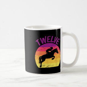 Zwölf 12. Geburtstagsparty - Pferdereiten R Kaffeetasse