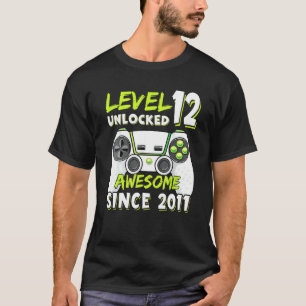 Zwölf 12 Jahre BDay Boy Gamer 12. 12. Geburtstag T-Shirt