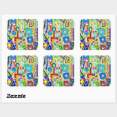 Zwölf 20 Aufkleber (Blatt)