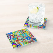 Zwölf 20 Untersetzer (Schrägansicht)