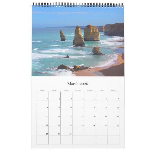 Zwölf Apostel australia 2026 Kalender (Mär 2026)