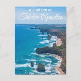 Zwölf Apostel der Great Ocean Road Air Aerial Postkarte