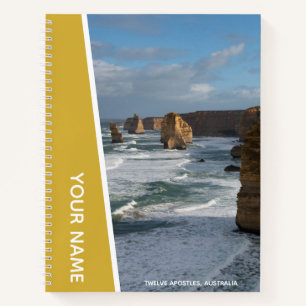 Zwölf Apostel Great Ocean Road, Gold Notizblock