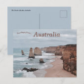 Zwölf Apostel in Australien Postkarte (Vorne/Hinten)