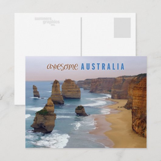 zwölf Apostel Postkarte (Vorne/Hinten)