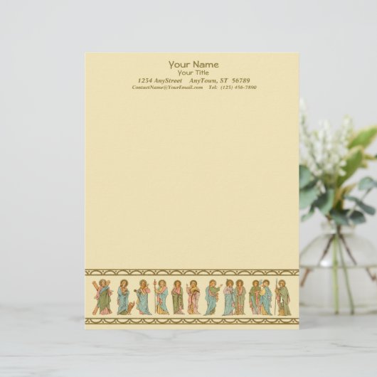 Zwölf Apostel (RLS 20a, Blatt A) Stationery (Stehend Vorderseite)