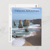 zwölf Apostelstapel Postkarte (Vorne/Hinten)