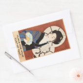 Zwölf Aspekte der Frauen, nach dem Bath Kotondo Rechteckiger Aufkleber (Umschlag)