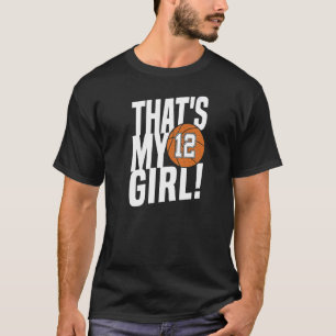 Zwölf, das ist mein Mädchen 12 Basketball Mama Vat T-Shirt