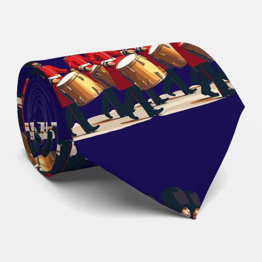 Zwölf Drummer schneiden Stift 1 Krawatte (Gerollt)