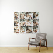 Zwölf Fotos für Fotosammlungen Wandteppich (Beispiel (Horizontal))