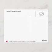 Zwölf Früchte (Flammen tanzen) - Postkarte (Rückseite)