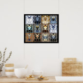 Zwölf Heilige Poster (Küche)