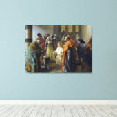 Zwölf Jahre alter Jesus im Tempel, 1851 Leinwanddruck (Insitu (Holzboden))