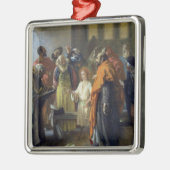 Zwölf-jähriger alter Jesus im Tempel, 1851 Silbernes Ornament (Links)