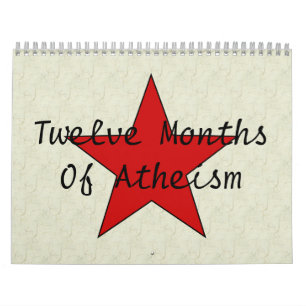 Zwölf Monate Atheismus Kalender