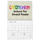 Zwölf Monate Atheismus Kalender (Feb 2026)