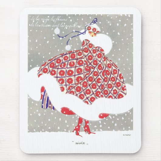 Zwölf Monate des Jahres: Nivose Mousepad (Vorne)