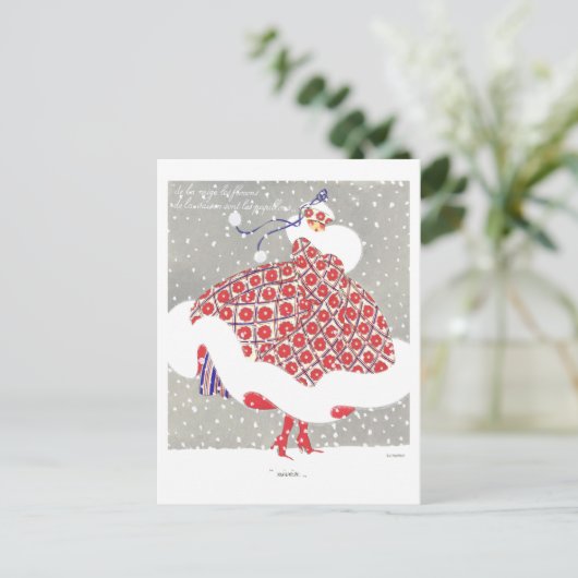 Zwölf Monate des Jahres: Nivose Postkarte (Stehend Vorderseite)