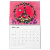 Zwölf Monate Frieden Kalender (Mär 2026)