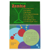 Zwölf Monate grundlegende Mischgetränke Kalender (Mär 2026)