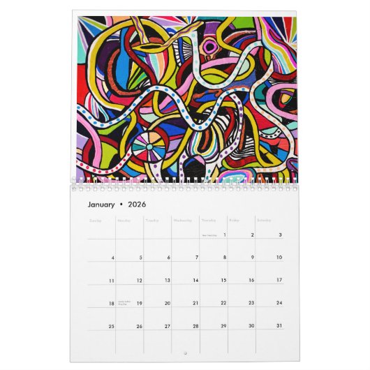 Zwölf Monate mit Laci Kalender (Jan 2026)