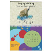 Zwölf Monate Umweltbewusstsein Kalender (Feb 2027)