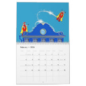 Zwölf Monats-Kalender Kalender (Feb 2026)