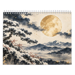Zwölf Monde Japans 2027 Wandkalender