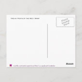 Zwölf Obst Postkarte (Rückseite)