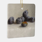 Zwölf Pflaumen Keramikornament (Rechts)