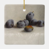 Zwölf Pflaumen Keramikornament (Rückseite)